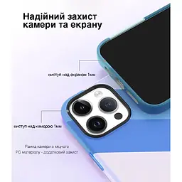 Чохол Vokamo MagSafe для iPhone 15 з магнітом Blue - мініатюра 4
