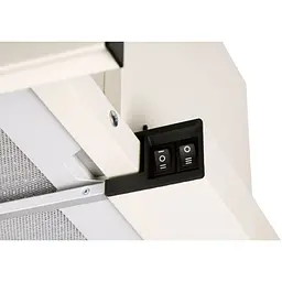 Витяжка кухонна VENTOLUX GARDA 60 CREMA (1300) SMD LED - мініатюра 3