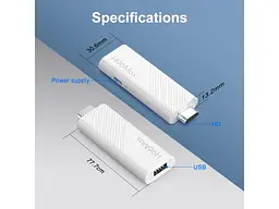 Smart-stick медіаплеєр H96 MAX H313 Stick 2/16GB - мініатюра 8