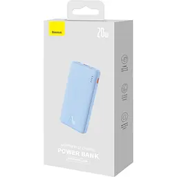 Зовнішній акумулятор Baseus Airpow 10000mAh 20W Blue (P10022801313-00) [161196] - мініатюра 8