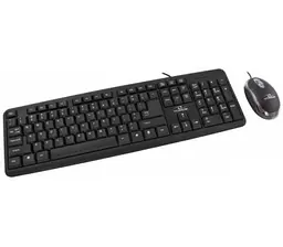 Комплект Esperanza Titanum TK106UA, чорний, USB, клавіатура+миша