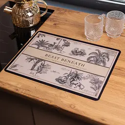 Килимок діатомітовий для сушіння посуду Tropical Paradise 40*30 см Yiwu HP-42-202 - мініатюра 2
