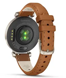 Смарт-годинник Garmin Lily 2 Cream Gold with Tan Leather Band (010-02839-60) - мініатюра 7