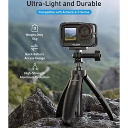 Рамка Telesin S6-FMS-13BK-TDJ-1 для DJI Action 5 Pro/4/3 Black - мініатюра 6