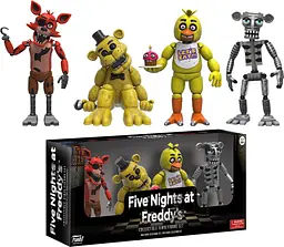 Аніматроніки Набір 4 шт П'ять ночей із Фредді Фігурки ФНАФ fnaf