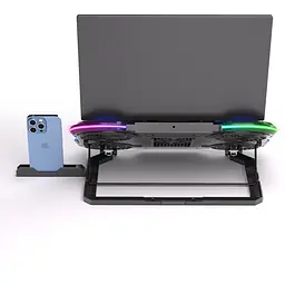 Охолоджувальна підставка для ноутбука GamePro Black (CP1450) - мініатюра 4