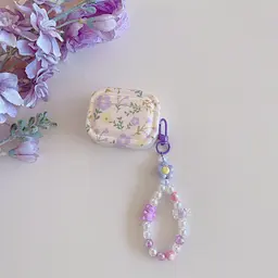 Чохол на airpods 3 ANbeauty Flowery Бежевий (AN0103331) - мініатюра 2
