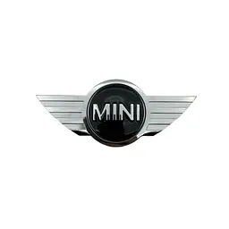 Емблема передня, задня Mini срібло+Чорна 114x49мм метал (на скотчі)