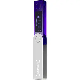 Апаратний гаманець для криптовалют Ledger Nano X Cosmic Purple (LNXCP) - мініатюра 3