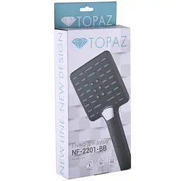 Ручний душ Topaz NF-2201-BB 000025154, Чорний матовий - мініатюра 3