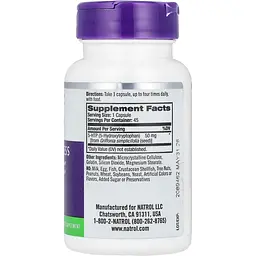 5-гідрокситриптофан Natrol Mood & Stress 5-HTP 50 мг 45 капсул - мініатюра 2