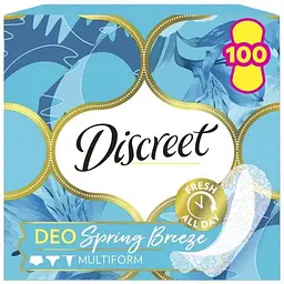 Щоденні прокладки Discreet Deo Spring Breeze 100 шт. (8006540222645)