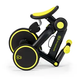 Триколісний велосипед біговел 3 в 1 KiderKraft 4Trike Black Volt - мініатюра 3
