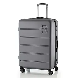 Валіза середня Swissbrand Berlin (M) полікарбонат Grey (SWB_LHBER801M)