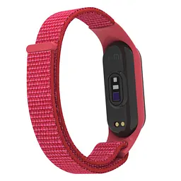 Ремінець нейлоновий ArmorStandart для Xiaomi Mi Band 7/6/5/4 Red (ARM67842) - мініатюра 2