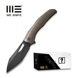 Ніж складаний туристичний WE Knife Ignio Mystery Box, (8.4 см) CPM 20CV / титан 6AL4V бронзовий - мініатюра 10