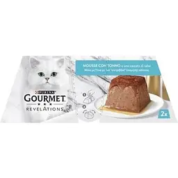 Паштет для котів Purina Gourmet Revelations мус з тунцем 2х57 г (8445291938014) - мініатюра 4