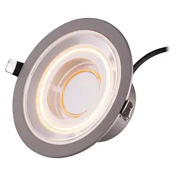 LEDVANCE Світильник даунлайт LED 8Вт 650Лм 2700K 166мм Decor Filament Downlight Echo алюміній - мініатюра 5