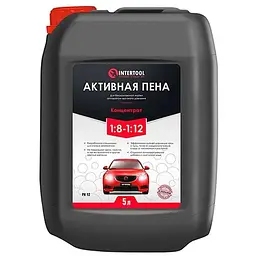 Піна активна для безконтактного миття автотранспорту Intertool 5л x 1:8-1:12 концентрат