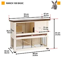 Клітка Ferplast Ranch 100 Basic для кроликів - мініатюра 9