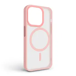 Чехол для Apple iPhone 14 Pro, Uniq MagCase, розовый, противоударный, панель-накладка с MagSafe, ударопрочный TPU+PC, с магнитом MagSafe, поддержка полноценной беспроводной зарядки, ArmorStandart (ARM75293) - мініатюра 2