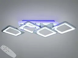 Стельова LED-люстра Diasha серія 8060 золота 70 Вт