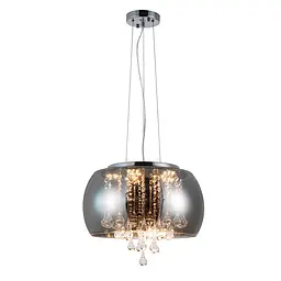 Світильник підвісний LED Levistella 800P8057 led (400*205) SM, 18W, чорний метал + скло, для вітальні - мініатюра 2