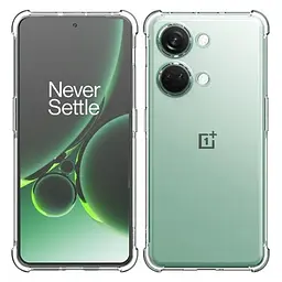 Чохол TPU Getman Ease logo посилені кути Full Camera для OnePlus Nord 3 Безбарвний прозорий - мініатюра 2