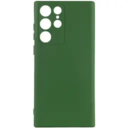 Чохол TPU GETMAN Liquid Silk Full Camera для Samsung Galaxy S26 Ultra Зелений / Dark green - мініатюра 2