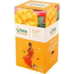 Чай зелений Tea Moments Mango Time 22 шт. x 1.6 г - мініатюра 3