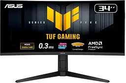 Монітор 34" ASUS TUF Gaming VG34WQL5A Curved Dual Mode (90LM0CI1-B01171) 3440x1440 (Ultra-Wide 2K) VA 200/400 Hz