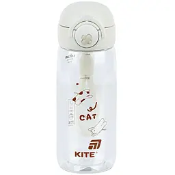 Пляшечка для води Kite Cat 480 мл біла (K25-1236-1)