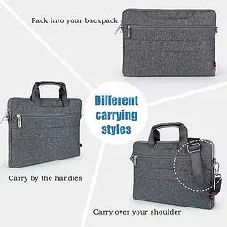 Сумка для ноутбуку WIWU City Commuter Bag 15.6 Grey - мініатюра 5