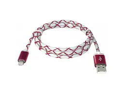Кабель Defender USB08-03LT USB(AM)-MicroBM RedLED backlight (87556)