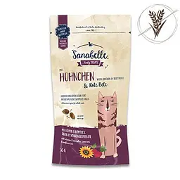 Ласощі Bosch Petfood Sanabelle хрусткі для котів, курка/буряк, 55 г