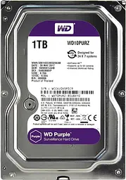 Жорсткий диск 3.5" 1TB Western Digital Purple 5400rpm 64MB SATAIII (WD10PURZ)