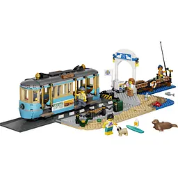 Конструктор LEGO City Класичний трамвай до пляжу (60506) - мініатюра 4