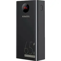 Зовнішній акумулятор Romoss PEA40 Pro 40000mAh 65W Black [PEA40-282-2133H] [120784] - мініатюра 3
