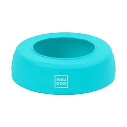 Миска-непроливайка Waudog Silicone, 1 л, блакитний (50792) - мініатюра 2