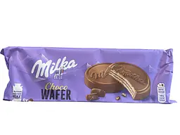 Вафлі Milka Choco Wafer з какаовою начинкою в молочному шоколаді 150 г (7622201791124)