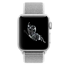 Нейлоновий ремінець Primo для Apple Watch 38 мм, 40 мм, 41 мм White - мініатюра 3