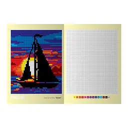 Дитяча книжка для малювання "PIXEL ART №1" РМ-85-1 - мініатюра 2