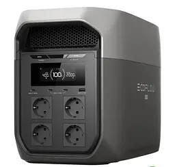 Зарядна станція EcoFlow DELTA 3 Max 2400Вт (Пік 4800 Вт) 2048 Вт·год Найновіші батареї LiFePO4 Наші Розетки - мініатюра 2