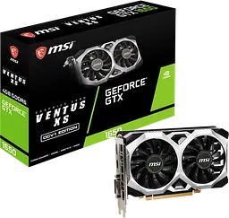 Відеокарта GeForce GTX 1650 4GB MSI Ventus XS D6 OCV1 (GTX 1650 D6 VENTUS XS OCV1) Б/В