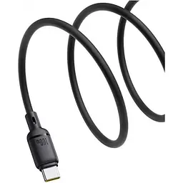Кабель Baseus Silky Series USB-A to USB-C 100W 1m Black (P10377703113-00) [155534] - мініатюра 4