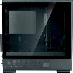 Корпус Zalman P10 Namu, Black, Mini Tower, без БЖ, для Micro ATX / Mini ITX, 1xType-C / 1xUSB 3.0, макс. CPU - 173 мм / VGA - 340 мм, 3x120 мм, бічна панель із загартованого скла - мініатюра 4