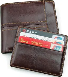 Чоловічий шкіряний гаманець Vintage 11х10 см acs0015341 - мініатюра 6