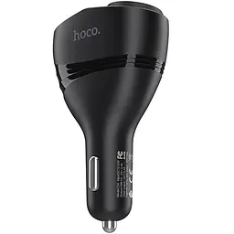 Автомобільний зарядний пристрій Hoco Z34 Display Black 3.1 A 2 USB + Cigarette Lighter Car - мініатюра 4