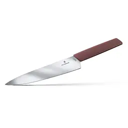 Кухонний ніж Victorinox Swiss Modern Carving лезо 22см з бордо. ручкою (блістер) - мініатюра 3