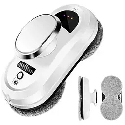 Робот для миття вікон із пультом дистанційного керування GPS cleaning robot Білий, мийник вікон робот